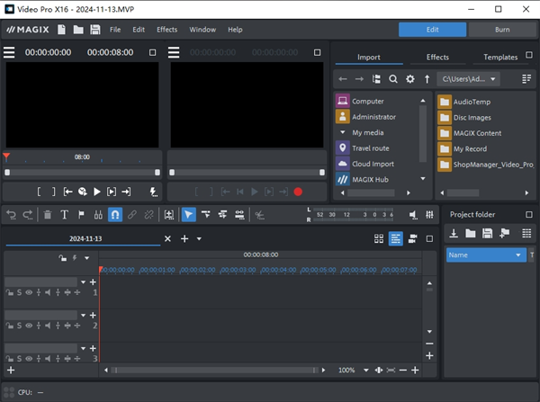 MAGIX Video Pro X16���ü�����ͼ1