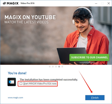 MAGIX Video Pro X16���ü����