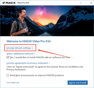 MAGIX Video Pro X16���ü����