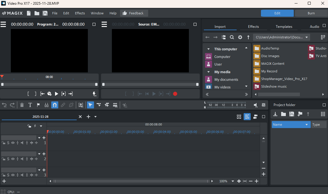 MAGIX Video Pro X17������ͼ1