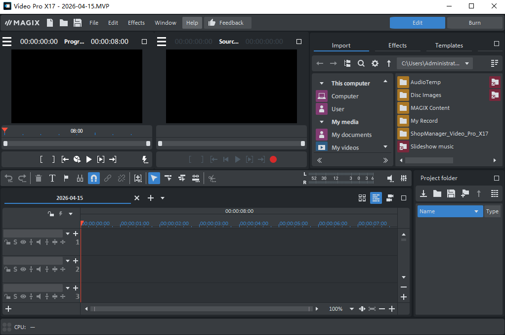 MAGIX Video Pro X17�����