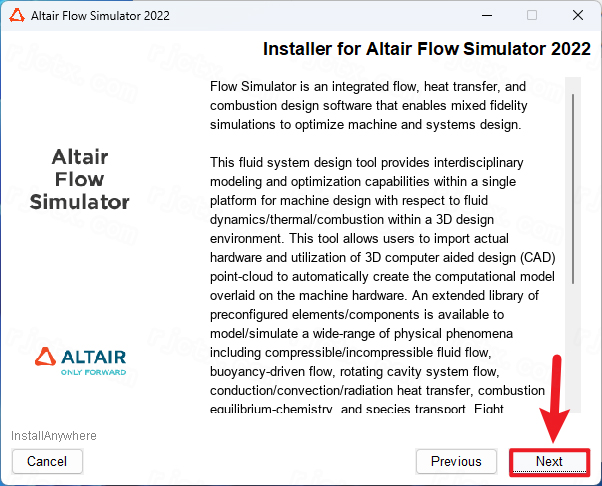 Altair Flow Simulator
