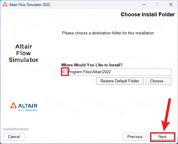 Altair Flow Simulator