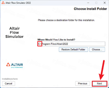 Altair Flow Simulator