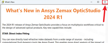 Zemax��ѧ����2024R1���°�