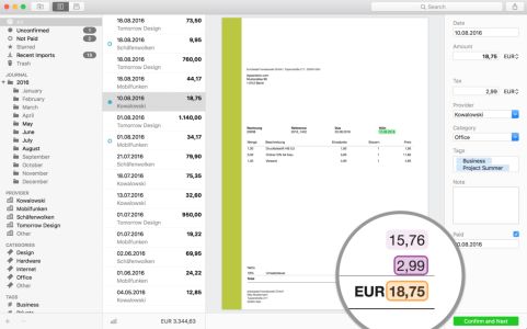 Receipts for Mac官方版截图2