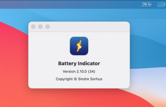 Battery Indicator for Mac(电池电量百分比指示器)截图0
