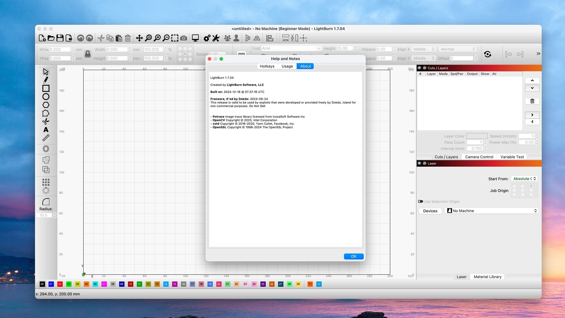 Lightburn for Mac苹果电脑版截图0