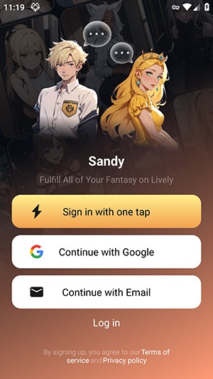 sandy免费聊天软件1.1.1安卓版截图0