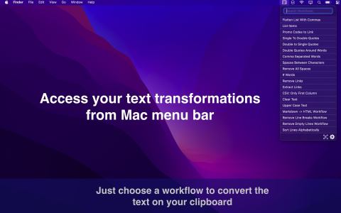 Text Workflow for mac最新版截图4