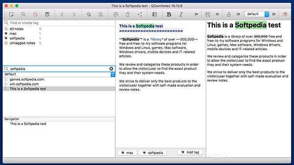 QOwnNotes for mac版(mac事务笔记管理软件)截图2
