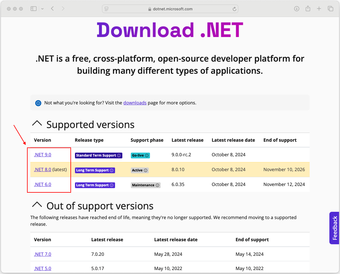 微软Microsoft .NET SDK 8.0 for Mac截图2