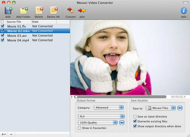 Movavi Video Converter for Mac截图0