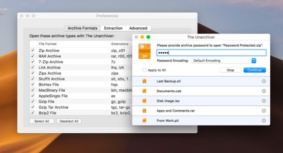 the unarchiver for mac(mac解压缩软件)截图3