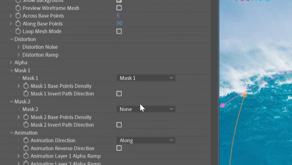 AE图片循环流动特效插件AEscripts loopFlow截图2