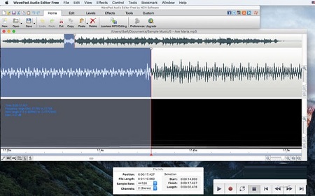 wavepad for mac(音频编辑软件)截图0