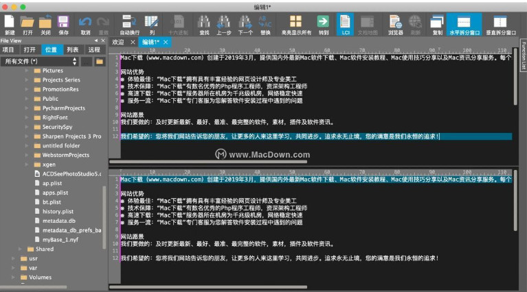 ultraedit for Mac截图1