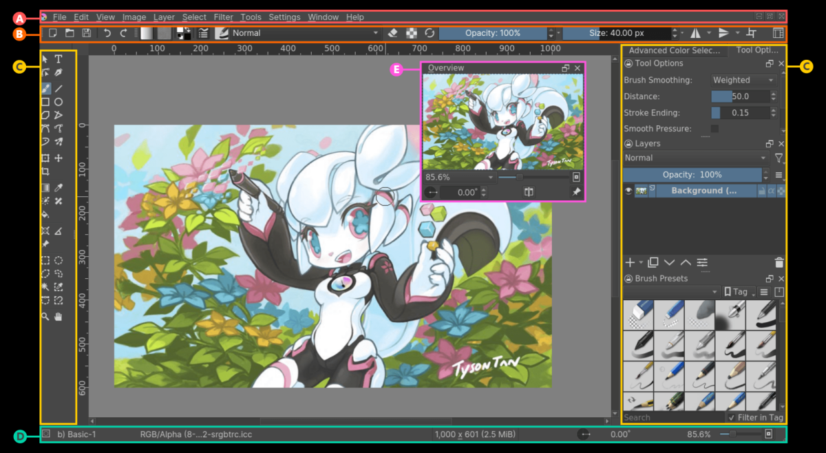 数字绘画软件krita for mac截图2