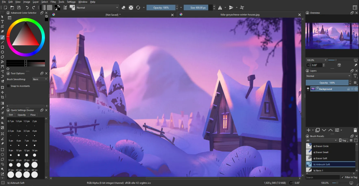 数字绘画软件krita for mac截图3