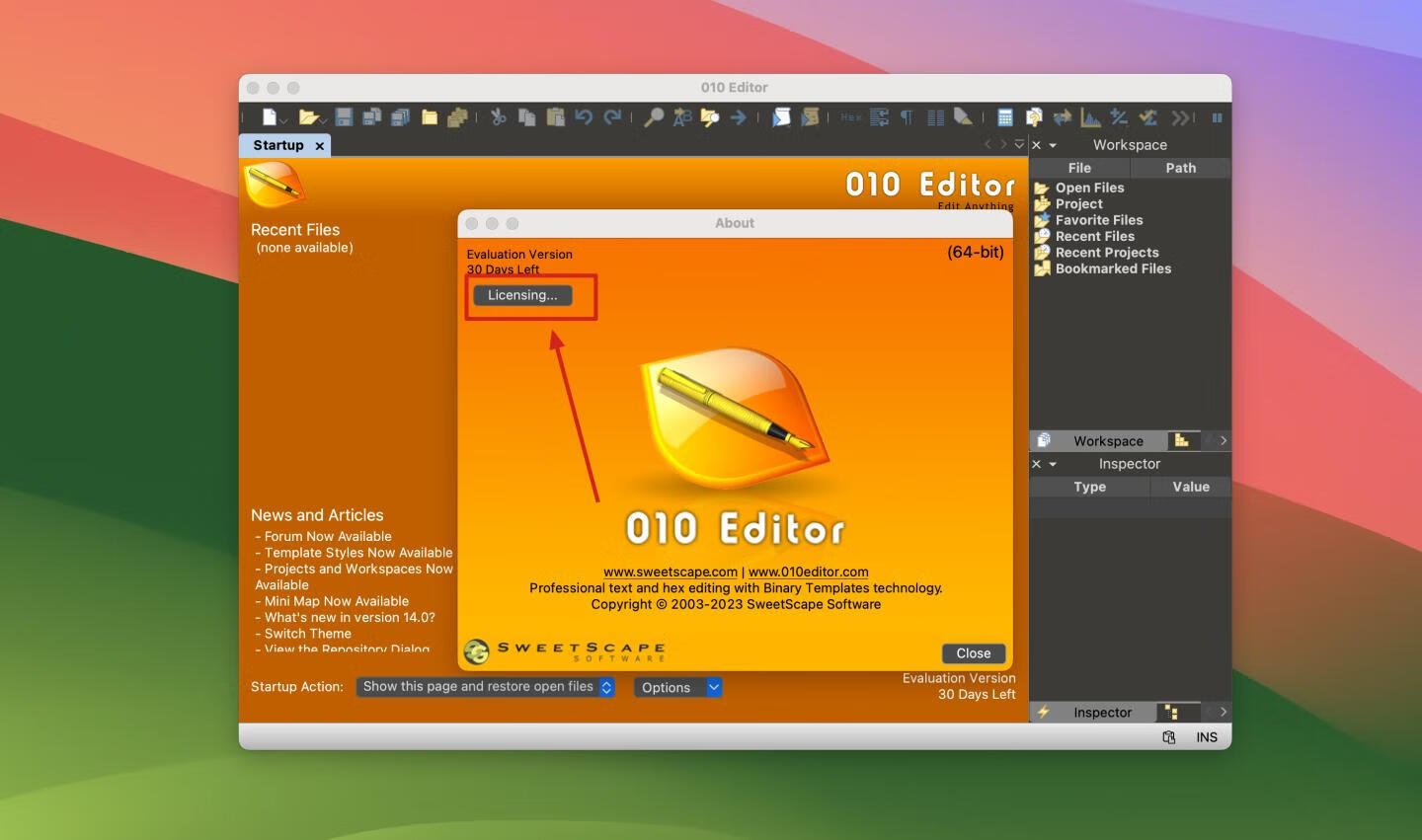 010 editor for Mac截图2
