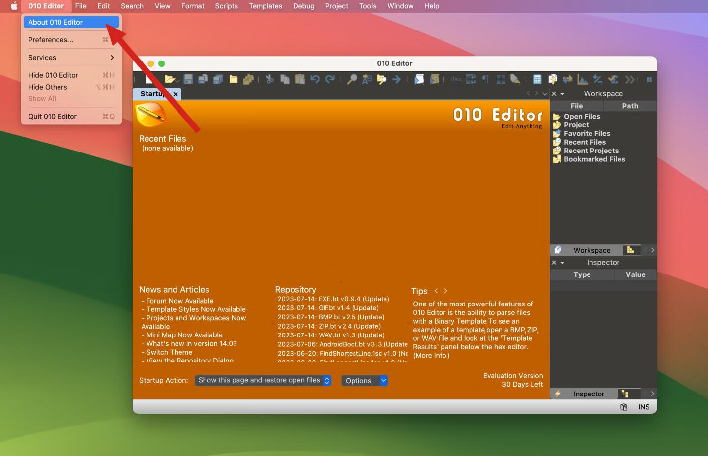 010 editor for Mac截图3