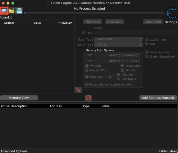 cheat engine�޸���mac���ͼ4