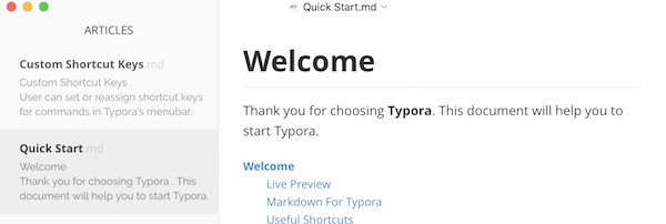 typora mac中文版(Markdown文本编辑器)截图0