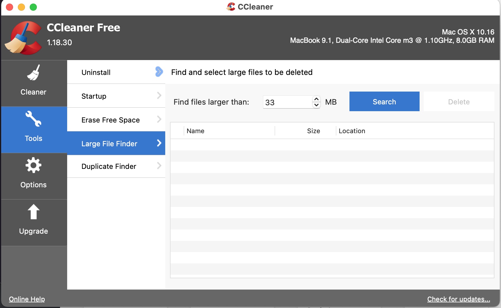 ccleaner for Mac截图0
