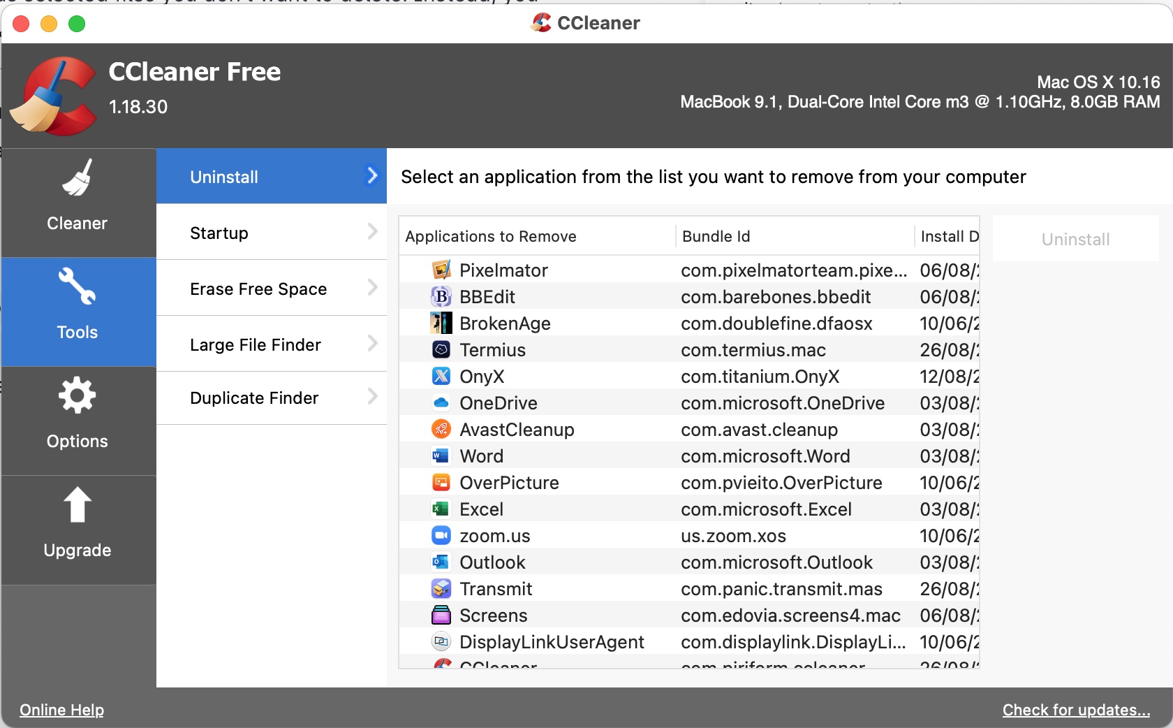 ccleaner for Mac截图1