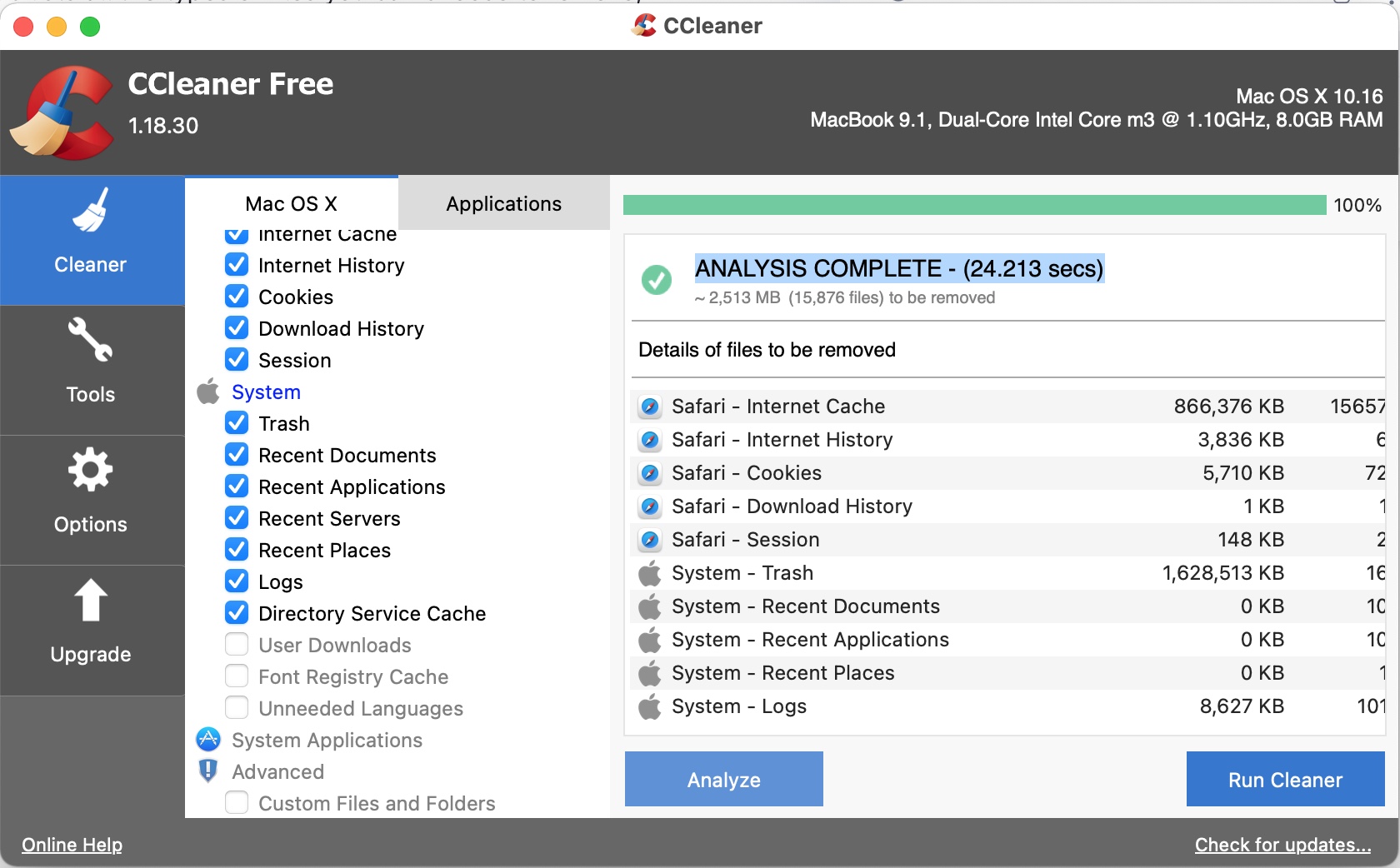ccleaner for Mac截图2