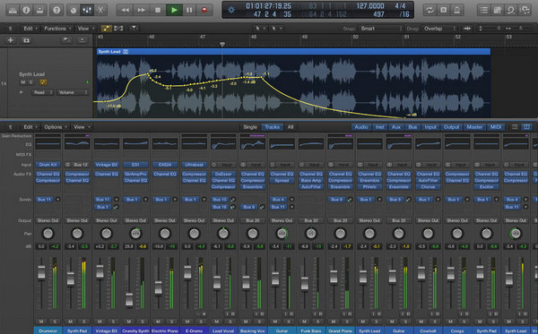 logic pro x for mac���������߼��湤�߽�ͼ1
