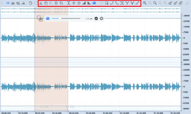 音频编辑工具ocenaudio mac版截图1