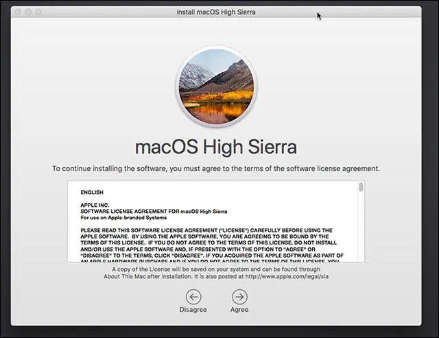 macOS High Sierra镜像官方原版系统截图1