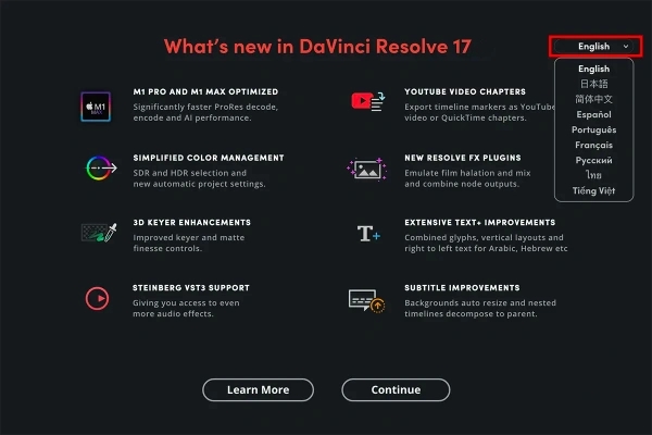 davinci resolve苹果电脑版截图2