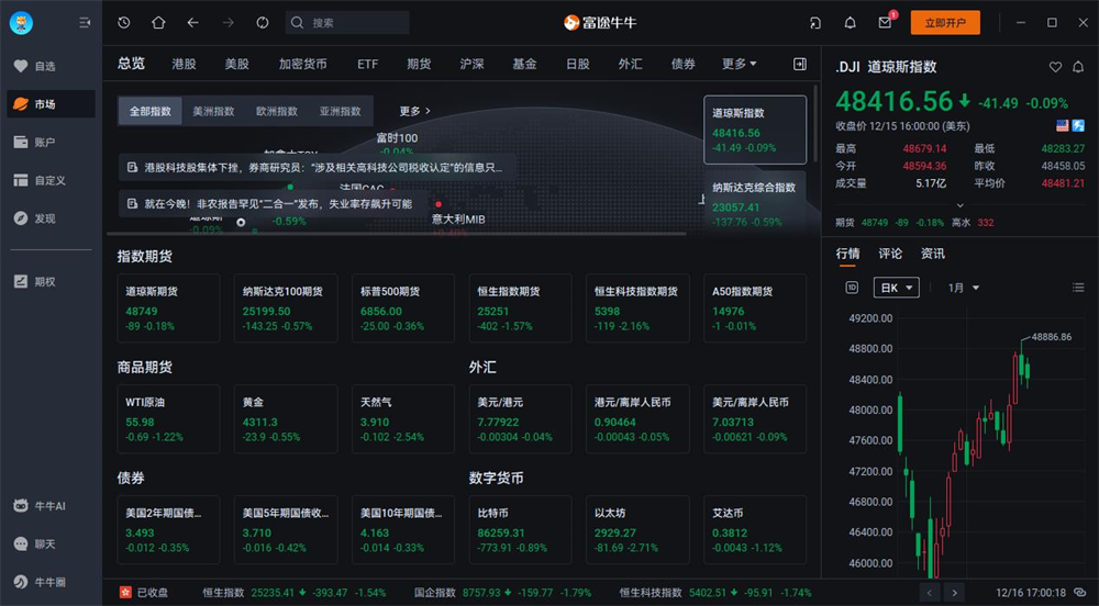 富途牛牛Mac苹果电脑版截图3