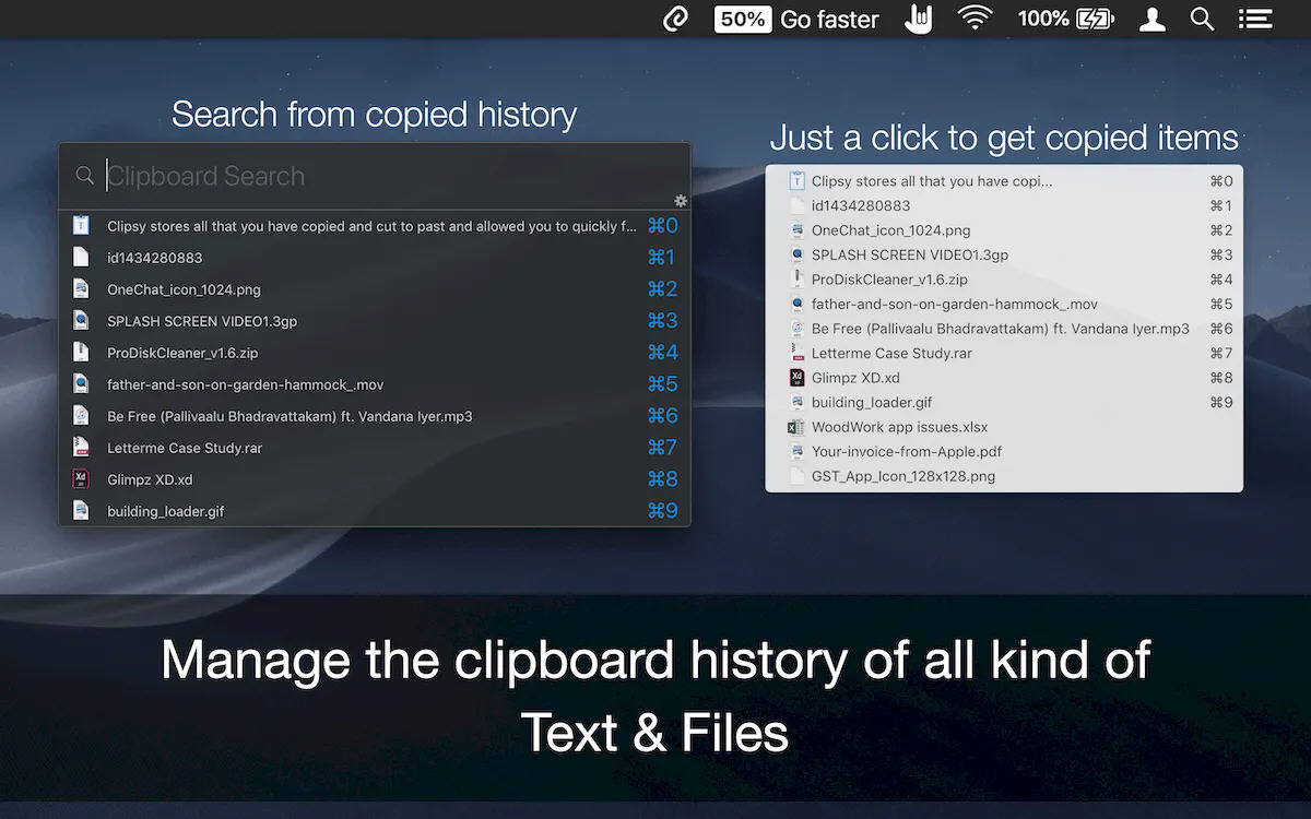 Clipsy for Mac���԰��ͼ0