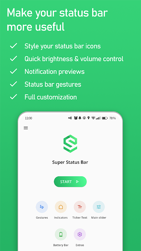 SuperStatusBar官方版汉化版2.12.2截图2