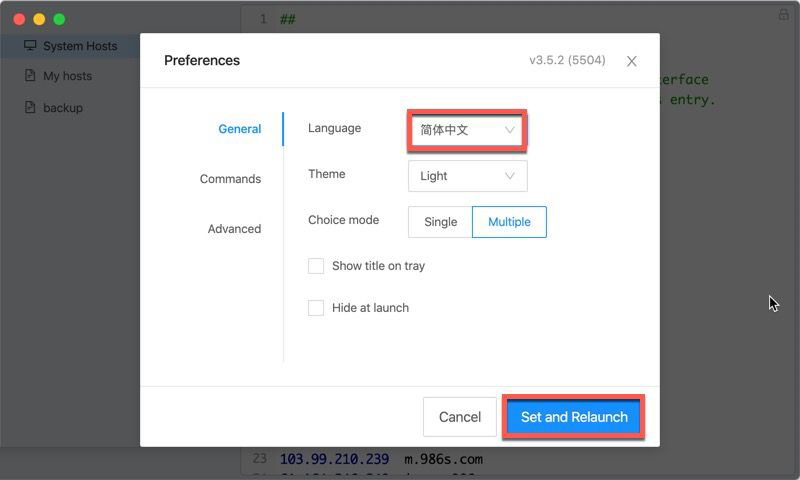 hosts�޸Ĺ���SwitchHosts! for Mac��ͼ0