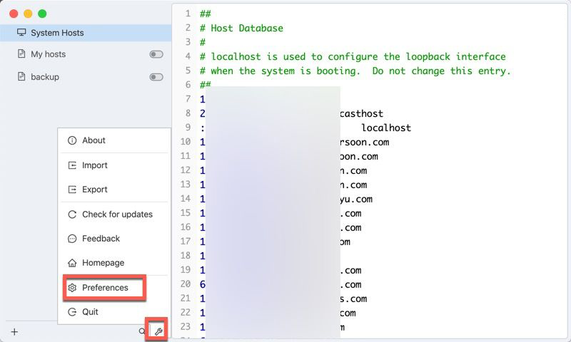 hosts�޸Ĺ���SwitchHosts! for Mac��ͼ2