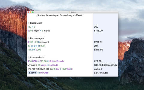 Soulver for Mac¹Ù·½µçÄÔ°æ½ØÍ¼2