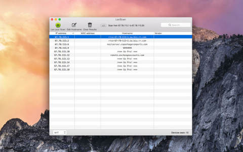 LanScan Pro Mac电脑版截图1