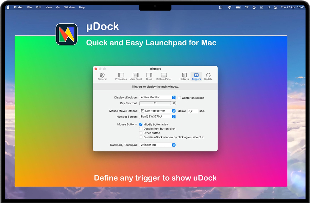 uDock for Mac(Dock��������������)��ͼ1