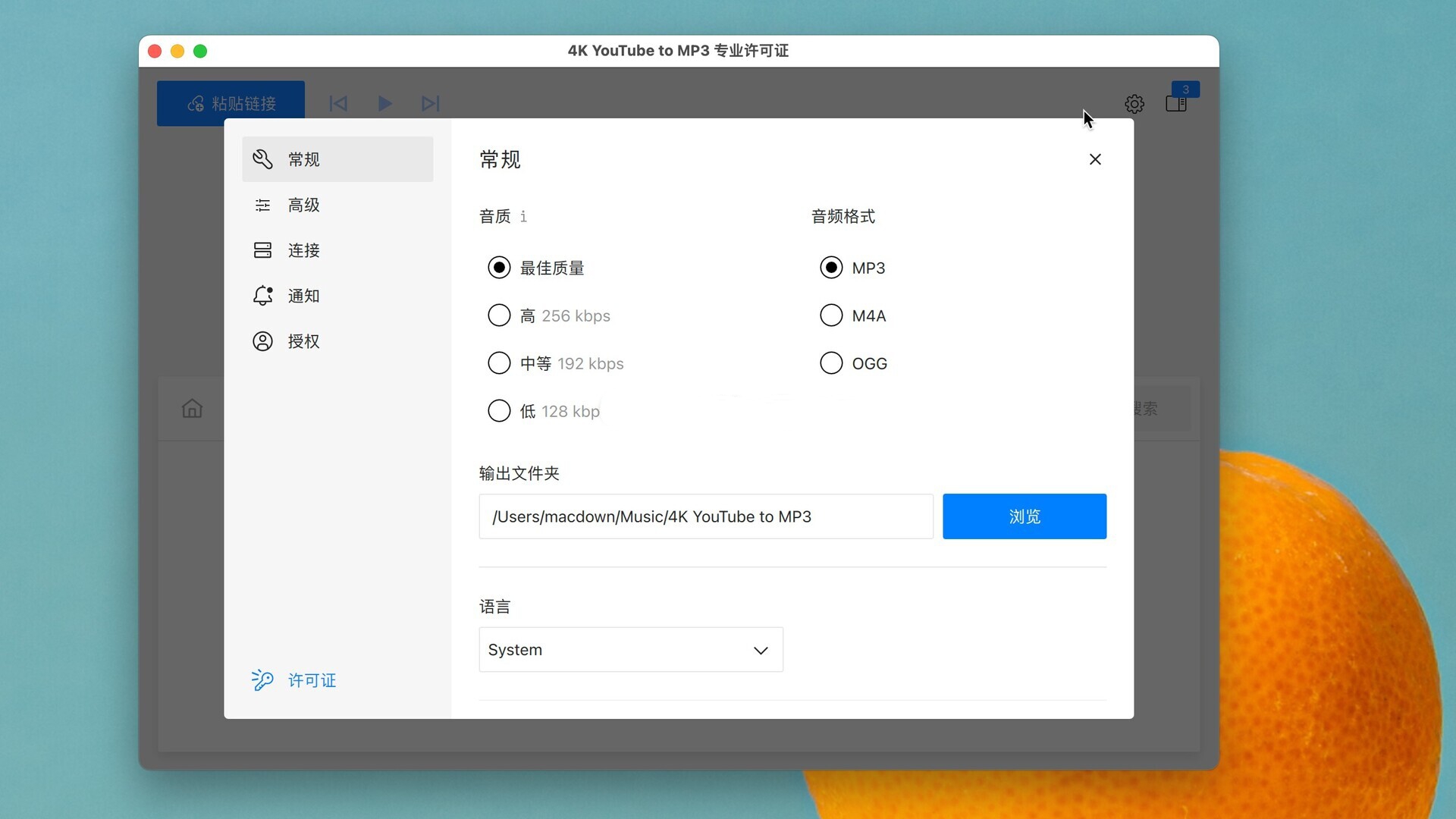 4K YouTube to MP3 Pro for Mac���ͼ2
