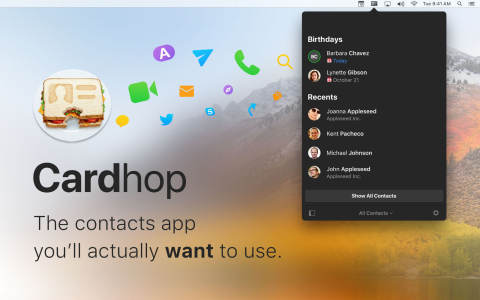 Cardhop for Mac���԰�(ͨѶ¼��������)��ͼ4
