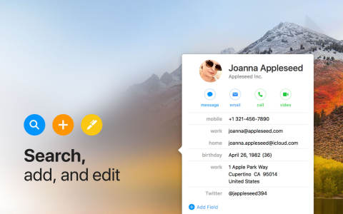 Cardhop for Mac���԰�(ͨѶ¼��������)��ͼ0