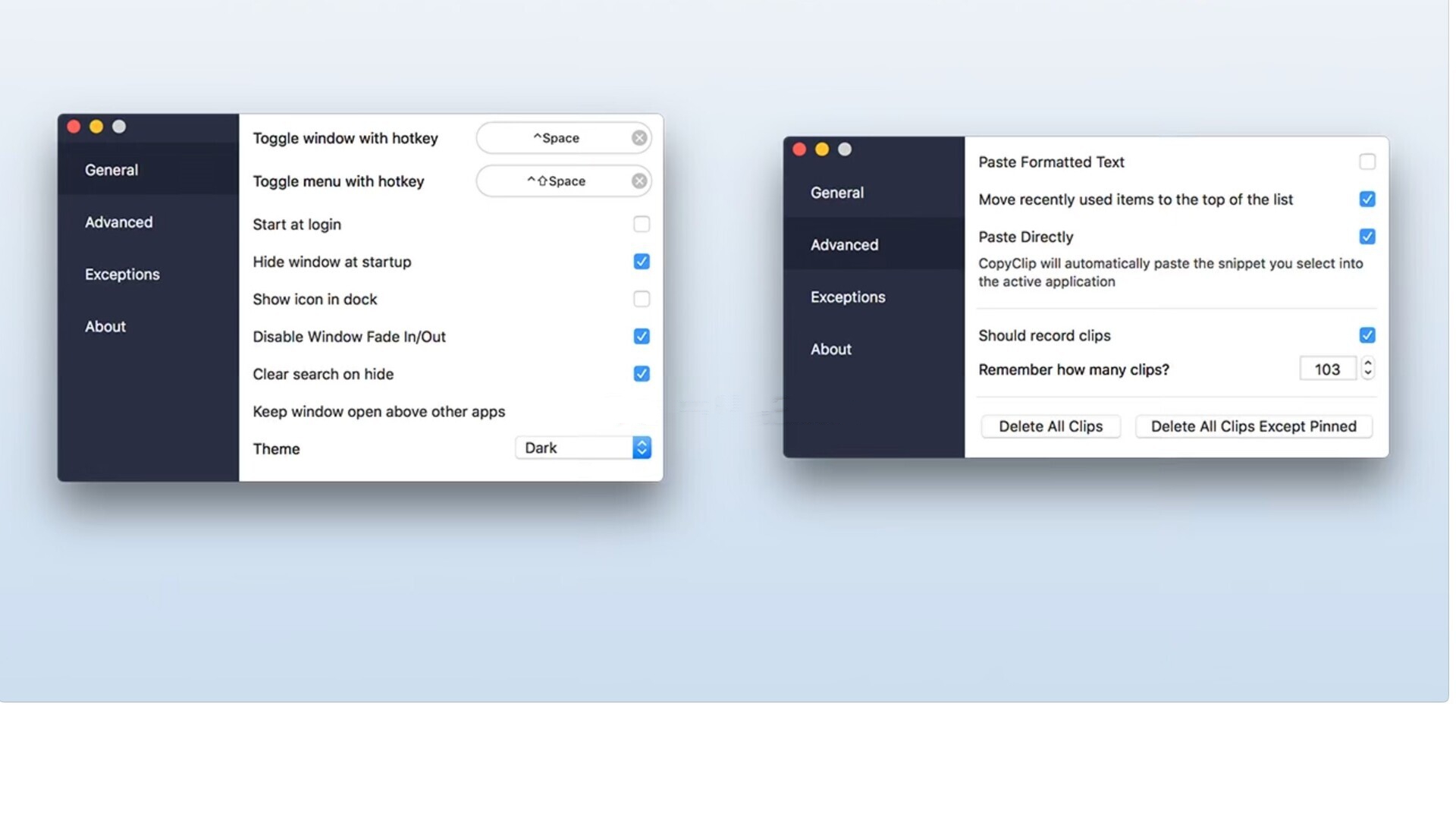 CopyClip for Mac���԰��ͼ1