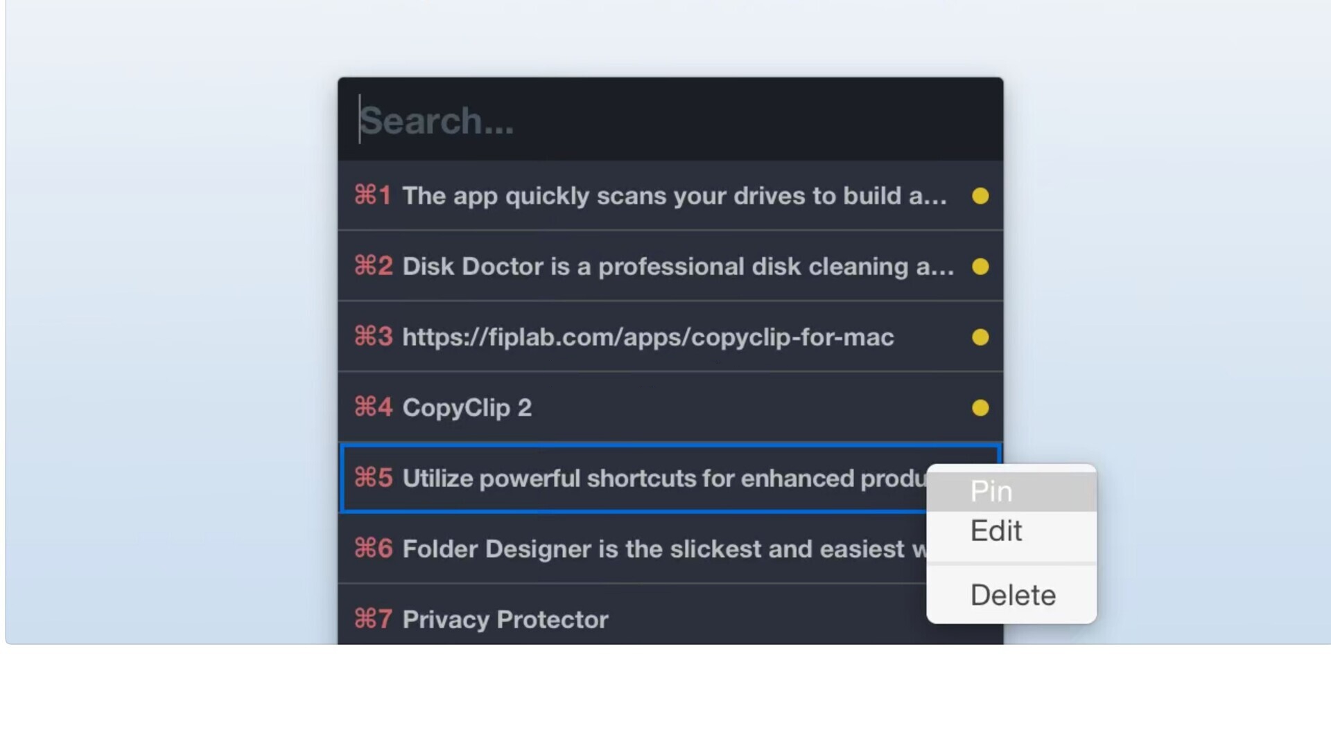 CopyClip for Mac���԰��ͼ2