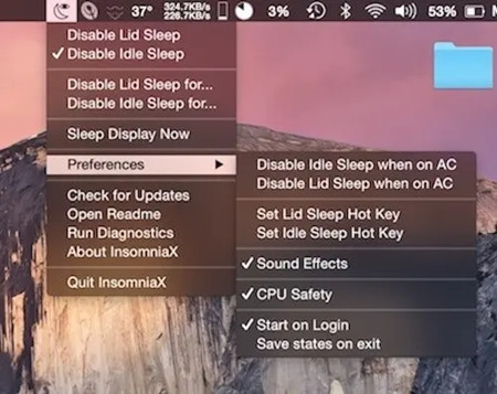 InsomniaX for Mac��ͼ1