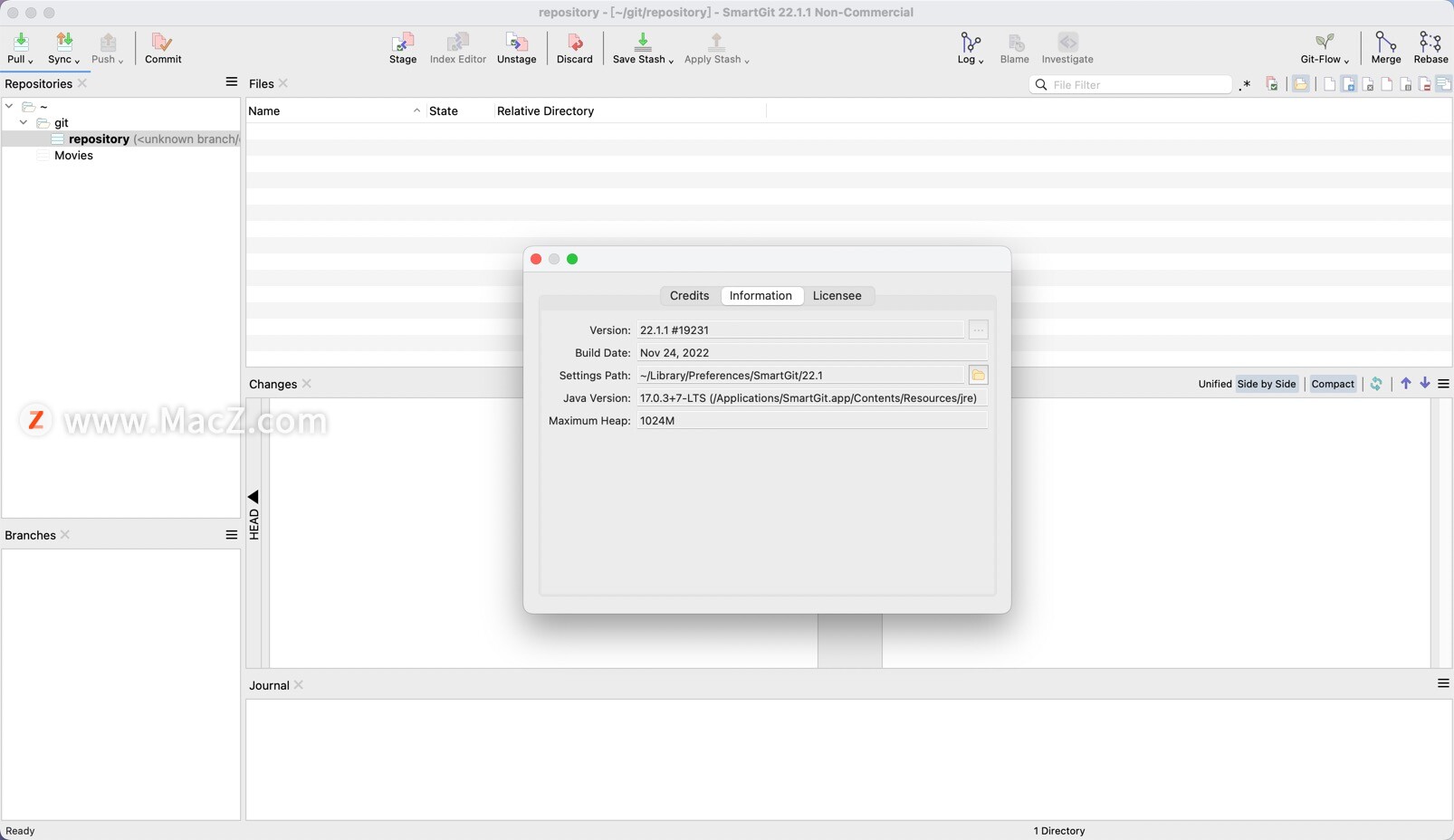 SmartGit for Mac��ͼ2