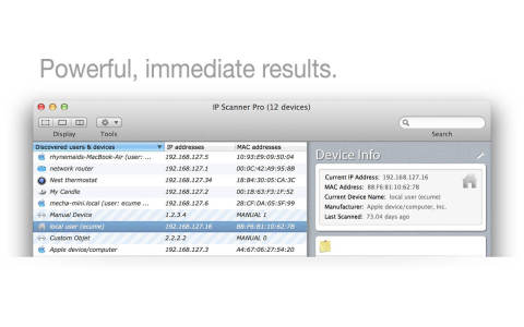 IP Scanner for Mac���԰��ͼ3